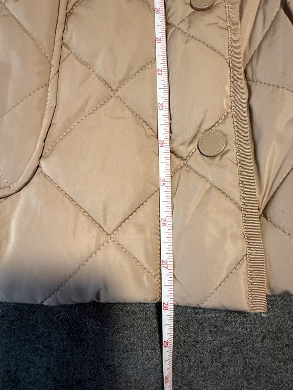 Isaac Mizrahi quilted barn jacket, EUC, M - Picture 5 of 11